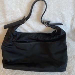 Coach Nylon Shoulder Bag- Black